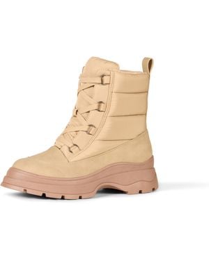 Amazon Essentials Lace-up Puffer Boot - Natural