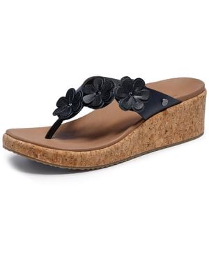 Skechers Archfit Beverlee-rare Blossom Flip-flop - Blue