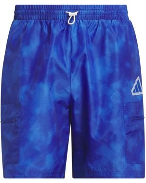 adidas All Over Printed Woven Shorts - Blue
