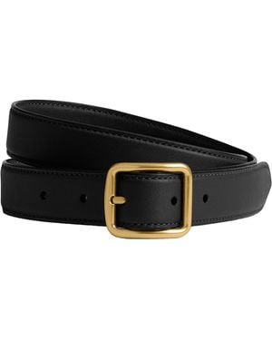 COACH 25mm Hip Detail Belt - Black