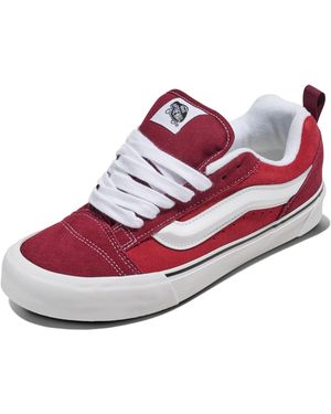 Vans Knu Skool Shoe | '90s Retro Puffy Low-top Fashion Sneakers For & - Pink