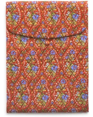 Vera Bradley Premium Cotton Large Envelope Tech Sleeve - Red