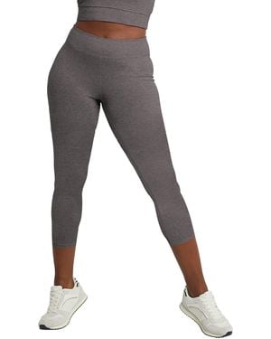 Hanes Stretch Jersey Capri - Gray