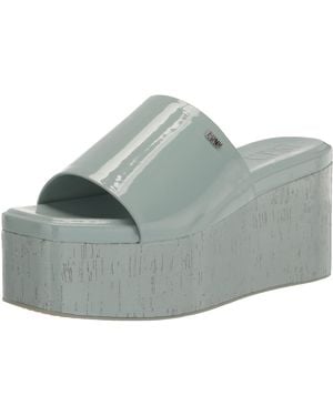 DKNY Womens Footwear Slide,sage - Gray