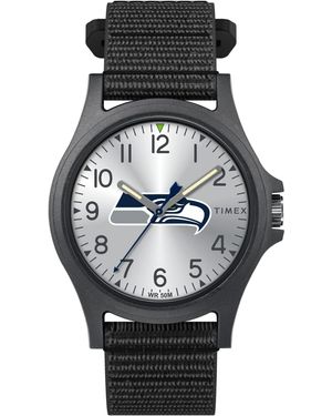 Timex Nfl Pride 40mm Watch – Seattle Seahawks With Black Fastwrap - Multicolor