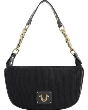 TRUE RELIGION Shoulder Purse - Schwarz