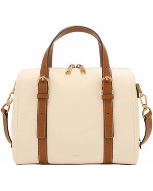 Fossil rachel satchel light taupe clearance
