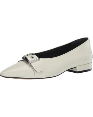 Vince Camuto Megdele Buckle Flat Loafer - Black