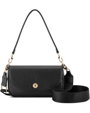 Nine West Rigina Flap Shoulder Crossbody - Black