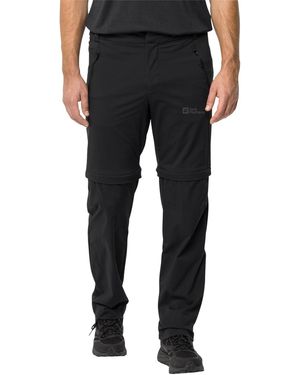 Jack Wolfskin Glastal Zip Off Pants M - Black