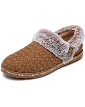 Skechers Cosy Campfire Frosty Promise Slippers - Brown