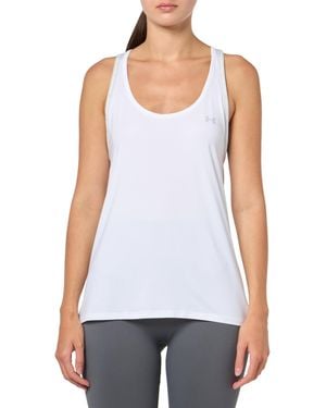 Under Armour Tech Knockout Tank Top, - White