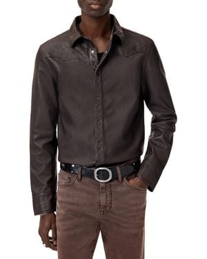 John Varvatos Samuel Shirt Jacket - Brown
