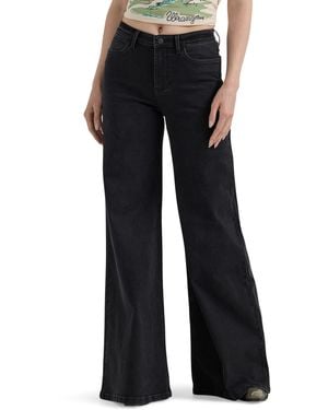 Wrangler Wide Leg Flare Jean - Black