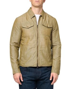 John Varvatos Santiago Shirt Jacket - Natural