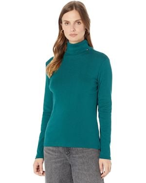 Tommy Hilfiger Long Sleeve Turtleneck Sweater Col roulé - Vert