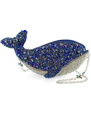 Mary Frances Whale Of A Time Crossbody Handbag - Blue