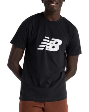 New Balance Sport Jersey Logo T-shirt - Black