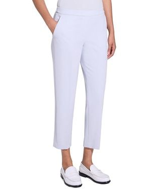 Theory Crepe Treeca Pull On Pant - White