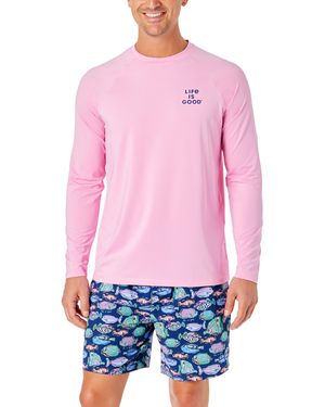 Life Is Good. Standard Long Sleeve Sun Shirt - Red