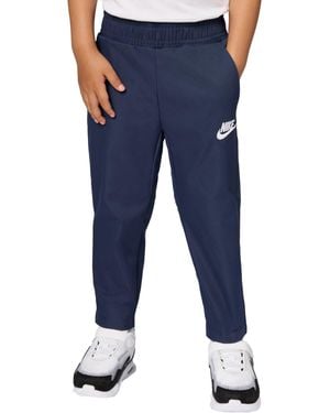 Nike Dri-fit Woven Pants Midnight Navy/white - Blue