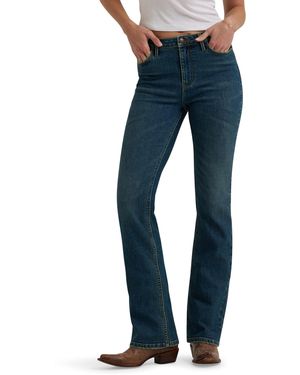 Wrangler High Rise Bold Boot Jean - Blue