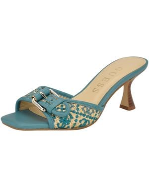 Guess Dista Sandals, Faux Leather/Textile - Blue