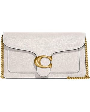 COACH Tabby Chain Clutch - White