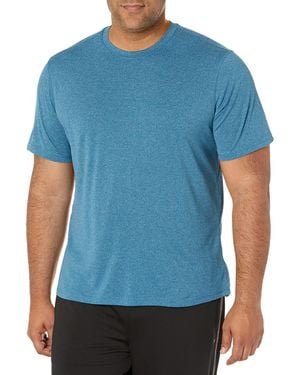 Hanes Sport Heathered Training Tee - Blue