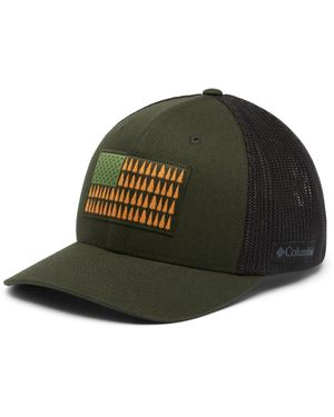 Columbia Tree Flag Mesh Ball Cap - Green