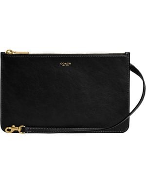COACH Zip Pouch - Black