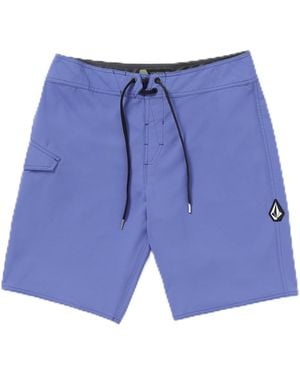 Volcom Standard Mod Tech 20" Boardshort Swim Trunk - Blue