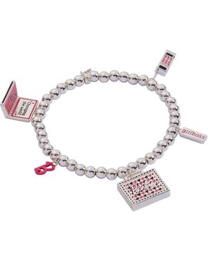 ALEX AND ANI Barbietm Girlboss Stretch Bracelet - Metallic