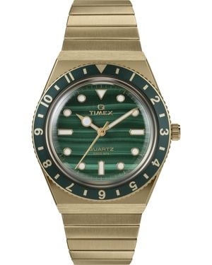 Timex Gold-tone Expansion Band Green Dial Gold-tone