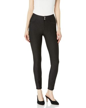 PAIGE Arella Transcend Knit Mid Rise Skinny Fit Pant - Black