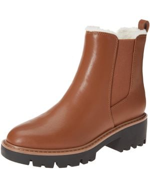 The Drop Campbell Sherpa Chelsea Boot - Brown