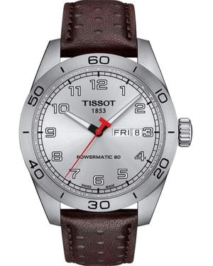 Tissot S Prs 516 Powermatic 80 316l Stainless Steel Case Automatic Watch - Brown