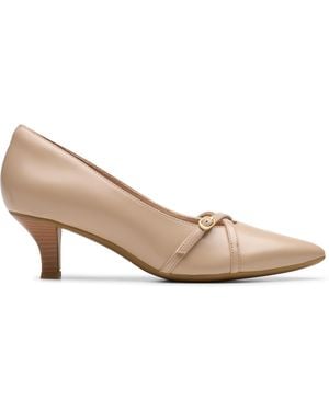 Clarks Dress Pump - Natural