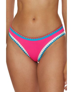 Lucky Brand Standard Avila Hipster Bikini Bottom - Pink