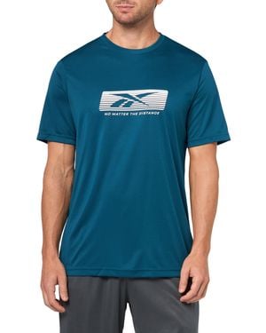 Reebok No Matter The Distance Gfx Tee - Blue
