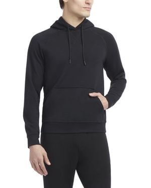Jockey Cozy Fleece Kangaroo Pocket Pullover Hoodie Black