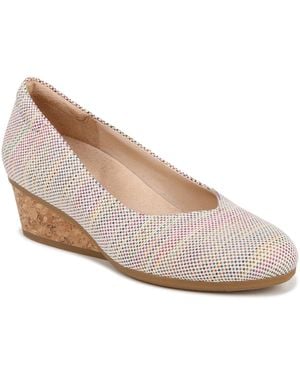 Dr. Scholls Shoes S Be Ready Wedge Pumps Multi Woven Fabric 9 M - Multicolor