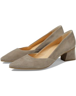 Paul Green Pointed-Toe Leather Pumps - Green