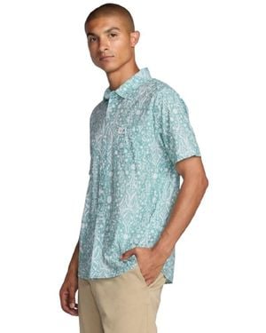 RVCA Jacobs Archive Print Short Sleeve - Blue