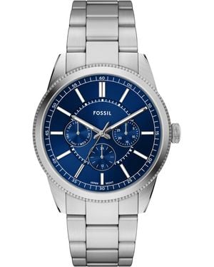 Fossil Orologio da uomo Pearson multifunzione in acciaio inossidabile - Metallizzato