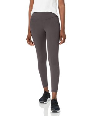 Danskin High Waist Zip Pocket Legging - Gray