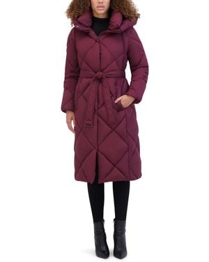 Kenneth Cole Outerwear Coat,wine,medium - Purple