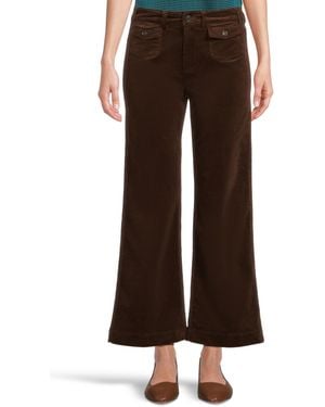 PAIGE Leenah Ankle Mini Patch Pkts - Brown