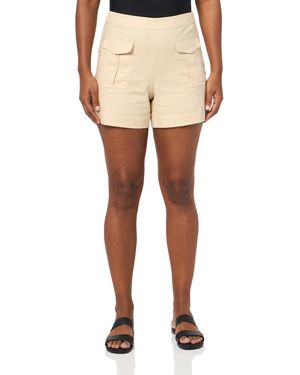 Trina Turk Linen Blend Short - Natural