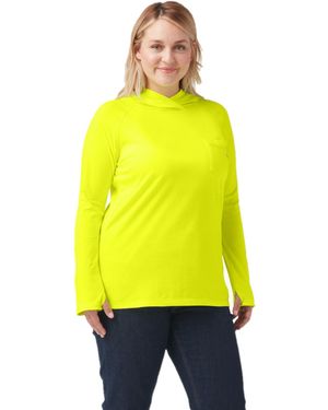 Dickies Size Plus Temp-iq Performance Sun Shirt - Yellow